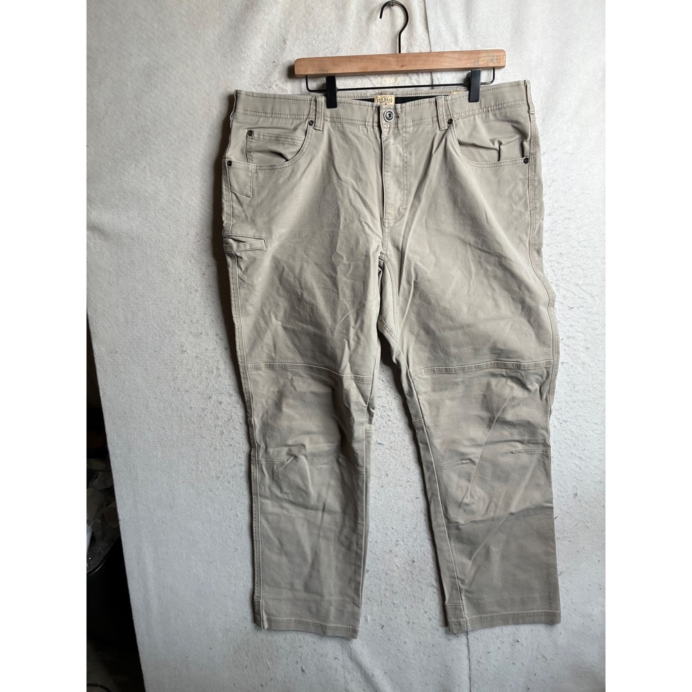 Red Head Brand Co Mens Khaki Utility Work Pants Tan 40x32 Articulated Knee